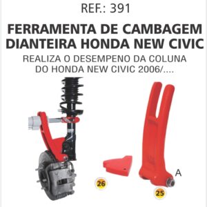 Ferramenta técnica dianteira Honda New Civic